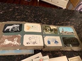 Two books of Vintage postcards per book.