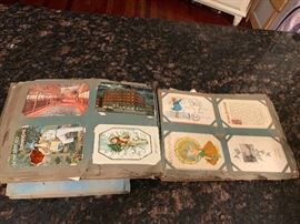 Two books of Vintage postcards per book.