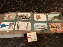 Two books of Vintage postcards per book.