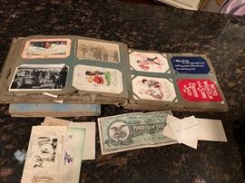 Two books of Vintage postcards per book.