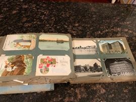 Two books of Vintage postcards per book.