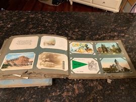 Two books of Vintage postcards per book.