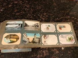 Two books of Vintage postcards per book.