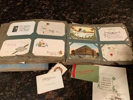 Two books of Vintage postcards per book.