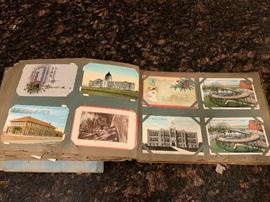 Two books of Vintage postcards per book.