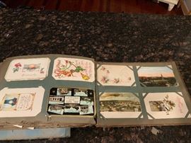 Two books of Vintage postcards per book.