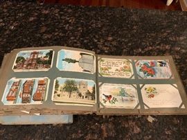 Two books of Vintage postcards per book.