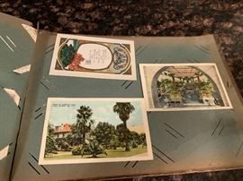 Two books of Vintage postcards per book.