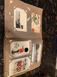 Two books of Vintage postcards per book.