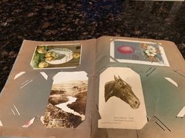 Two books of Vintage postcards per book.