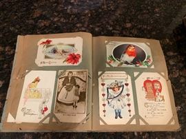Two books of Vintage postcards per book.
