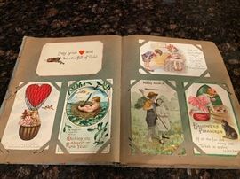 Two books of Vintage postcards per book.