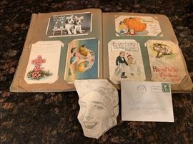 Two books of Vintage postcards per book.