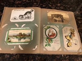 Two books of Vintage postcards per book.
