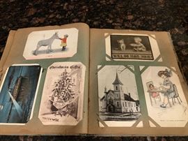 Two books of Vintage postcards per book.