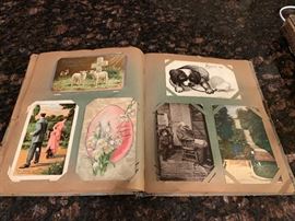 Two books of Vintage postcards per book.