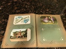 Two books of Vintage postcards per book.