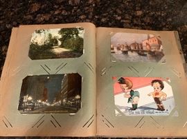 Two books of Vintage postcards per book.