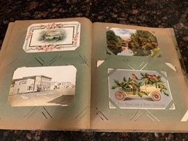 Two books of Vintage postcards per book.