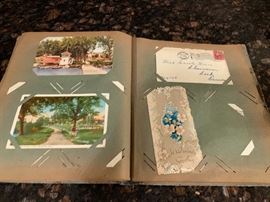 Two books of Vintage postcards per book.