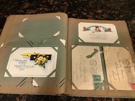 Two books of Vintage postcards per book.