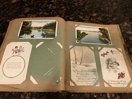 Two books of Vintage postcards per book.