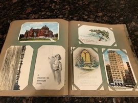 Two books of Vintage postcards per book.