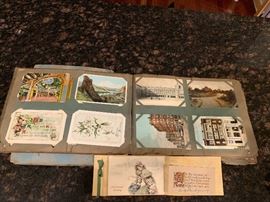 Two books of Vintage postcards per book.