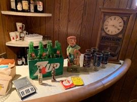 Vintage bar items