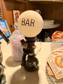 Vintage in working condition bar light/bar bell