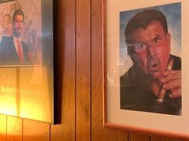 Pastel Ditka portrait 