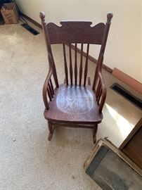 vintage child's rocking-chair 