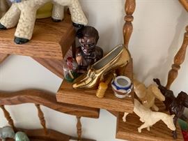 shoe and other items from vintage collection 