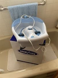 New foot spa and back 2 life back pain solution 