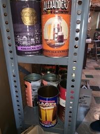 vintage beer cans 