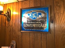Mirrored Lowenbrau picture 
