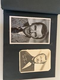 Signed vintage signed photos 