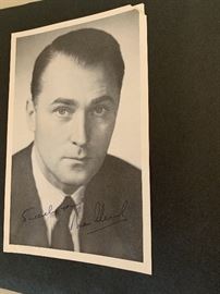 Signed vintage signed photos 