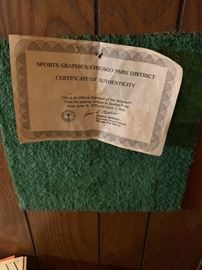 Authentic AstroTurf from Soldier Field  1988 