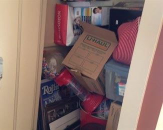Lots of full closets full of stuff