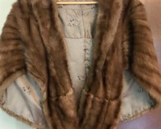 vintage mink wrap