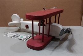 Vintage WW 2 Wood Airplane