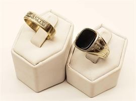 #43 10k Gold Ring Size 11 with 4 Diamonds, 10k Gold Ring Size 11 with 9 Diamonds, 11.4g 10k Gold Ring Size 11 with 4 Diamonds, 10k Gold Ring Size 11 with 9 Diamonds, 11.4g