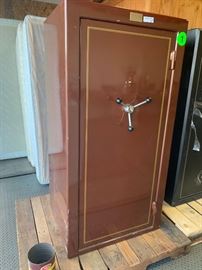 # 100 Fort Knox safe 60x30x24 deep. Lock has been drilled out Fort Knox safe 60x30x24 deep. Lock has been drilled out