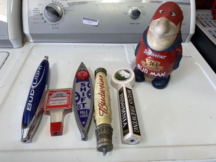 # 275 Budweiser Beer taps, decanter and more Budweiser Beer taps, decanter and more