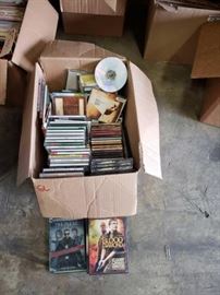 # 402 Box of Various Cds , Mariachi, and the like, 8 Barious DVDs Box of Various Cds , Mariachi, and the like, 8 Barious DVDs