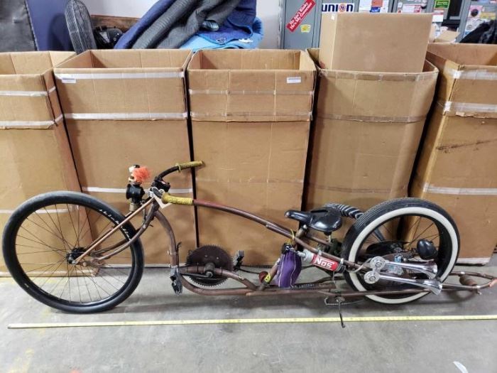 # 500 Streched 9 Foot Custom Cruiser with Air Horns Rat Rod Style Streched 9 Foot Custom Cruiser with Air Horns Rat Rod Style