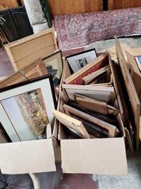 # 610 Various Antique Framed Art Various Antique Framed Art
