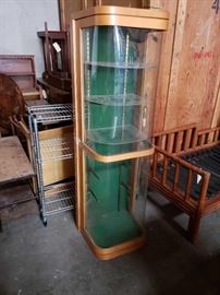 # 712 5 Tall Display Cabinet with Curved Plexiglas 5 Tall