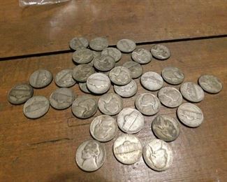 War Time Silver Jefferson Nickels